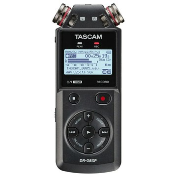EC數位 TASCAM 達斯冠 DR-05XP 手持式錄音機 攜帶式錄音機 立體聲 錄音筆 電容式麥克風 採訪 直播 樂器 訪談 網紅