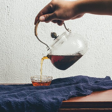 帶過濾燒水泡茶壺功夫茶具套裝日式錘紋耐熱玻璃電陶爐專用花茶壺