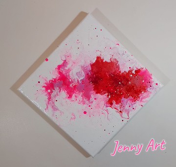 【紅粉佳人】無框畫 壓克力畫 抽象畫 畫作 掛畫 居家擺設