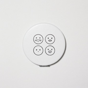 POPOLAND / 波寶表情款 - 隨身化妝圓鏡 鏡子