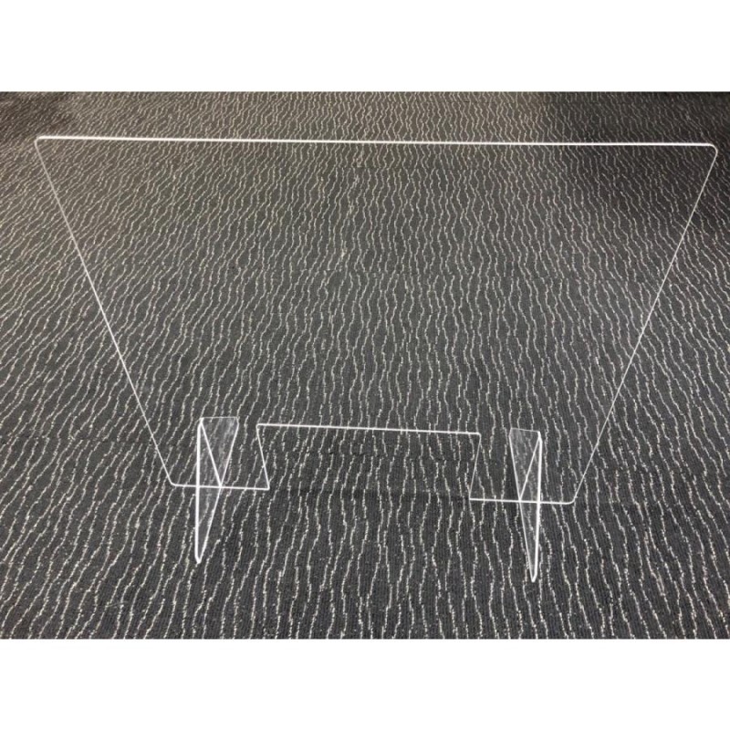 飛沫防止用透明アクリル仕切り板（窓開きタイプ）W600×H540mm ／ 日本