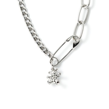 [韓國] 泰迪熊鎖骨鍊 / 2色 / Teddy Bear Necklace