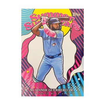 【Topps】小葛雷諾 球員卡(附保護套) 2025 Series 2 - Summer Superstars Vladimir Guerrero JR #SS-38 MLB棒球藍鳥隊 男朋友禮物