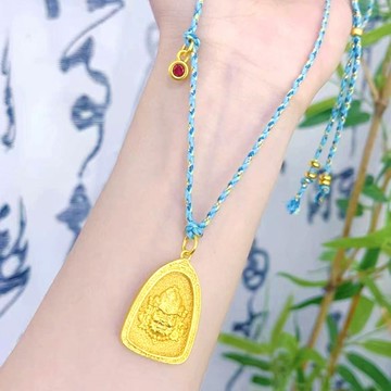 【金輝】招財/正財/偏財黃財神古法金項鍊