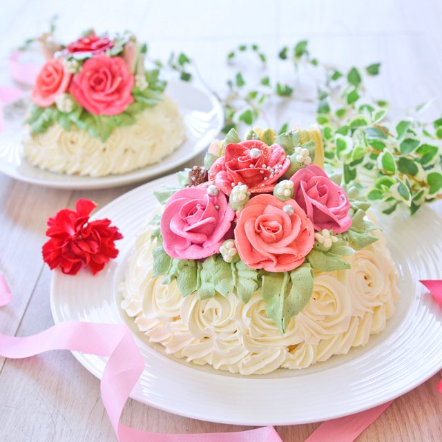 クリスマス 誕生日 記念日 御祝 ギフト プレゼント 贈り物 スイーツ 薔薇 バラ マダムヒトミのフラワーケーキ フィレンツェ15cm 冷凍 通販 Lineポイント最大0 5 Get Lineショッピング