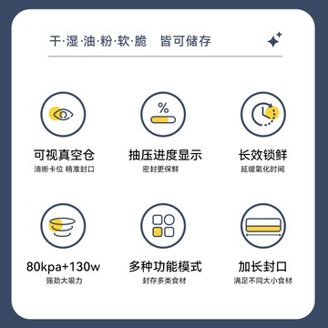熊廚士食品真空機全自動包裝封口機保鮮鎖鮮干濕兩家用商用塑封機