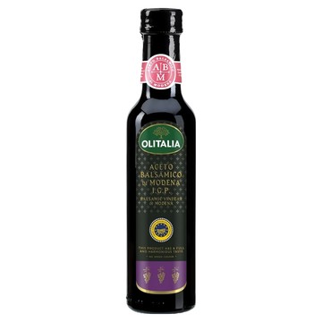 OLITALIA 奧利塔 摩典那巴薩米克醋，義大利原裝原罐進口，經橡木桶熟成  250ml  1瓶