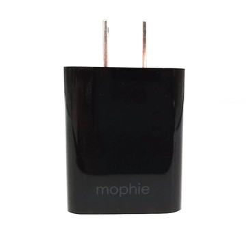 👍GO便宜 電子發票 Mophie A138 QC3.0 USB-A電源供應器黑 快充頭 豆腐頭 USB充電器