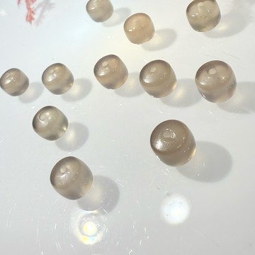 💕 𝓒. 𝓣 晶寶💕瑪瑙 煙灰瑪瑙 隔片 水晶  隨形 7.1-6.4mm左右 散珠 diy 設計 有孔洞
