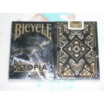 【USPCC 撲克】Bicycle Utopia  烏托邦 單車撲克牌  黑色-S102685