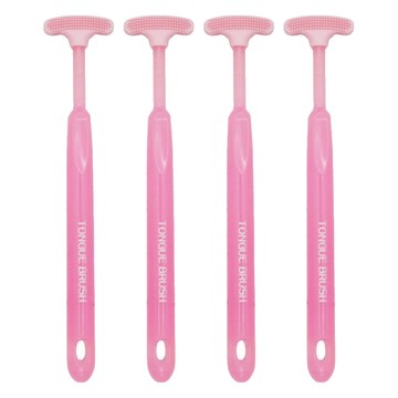 KAI 貝印 舌苔清潔刷 粉色  4支  12g