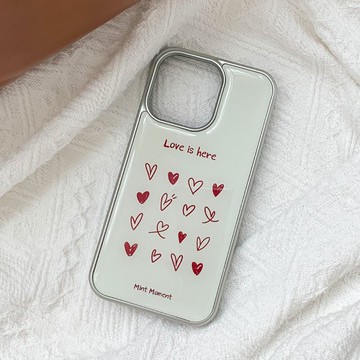 愛心 環氧樹脂 iPhone 手機殼 MagSafe