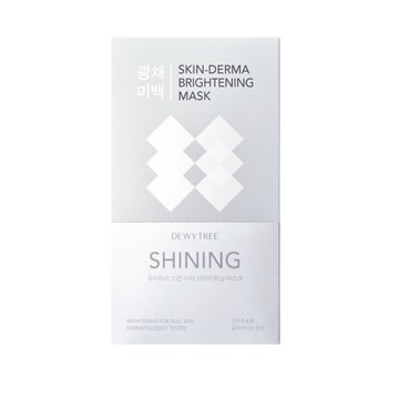 Dewytree自顏源露亮白閃耀面膜10片(效期至2026年09月14日)