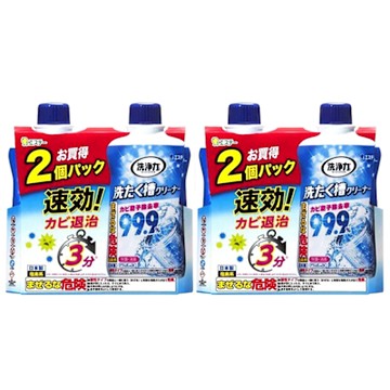 日本 ST 雞仔牌 洗衣槽 清潔劑 550g-4入組