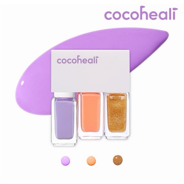 (預購) cocoheali  萌色 兒童可撕式/無毒指甲油-糖果之夢 4.5g*3 (CO100)