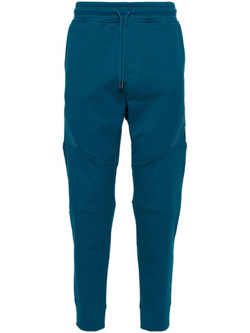 C.P. Company - Lens-detailed cotton track pants - men - Cotton - S - Blue