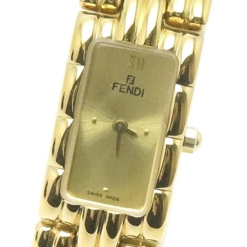 中古 美品 FENDI フェンディ レディース 腕時計 クォーツ 670L | LINE