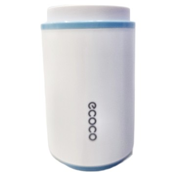 ecoco 意可可 無痕牙刷架  磁吸式漱口杯  藍色  1個