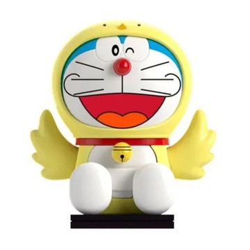 任選 QMAN 哆啦A夢圓頭款積木 小雞 QM30243