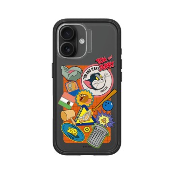 iPhone 16 Mod NX 黑 - 湯姆貓與傑利鼠 Tom and Jerry - 道具大集合