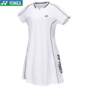 2024年新款YONEX尤尼克斯YY羽毛球服女款連衣裙運動裙215144BCR