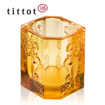 琉園tittot 欣欣向榮  筆筒 金 2件組