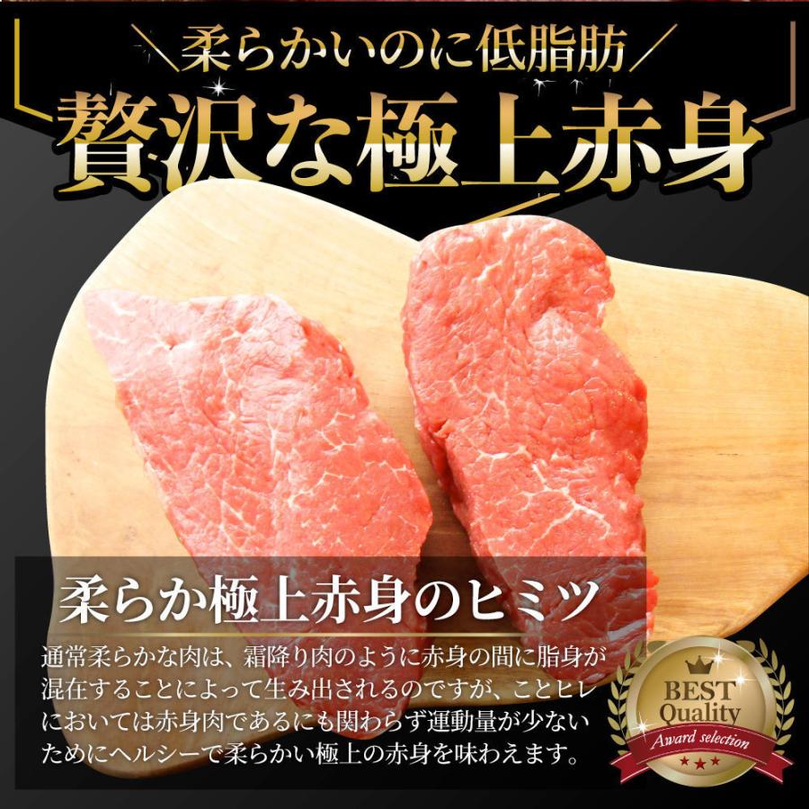 牛肉 ヒレ ステーキ 詰め合わせ 100g×20枚セット 赤身 牛 ヒレ肉 バーベキュー BBQ グルメ お歳暮 ギフト 食品 プレゼント キャンプ キャンプ飯