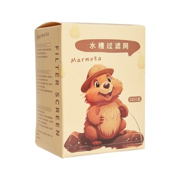 荷生活 抽取式彈力束口水槽過濾網 細密網眼防堵塞拋棄式菜渣過濾網-1入