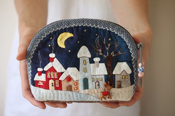 化妝品冬季房屋袋