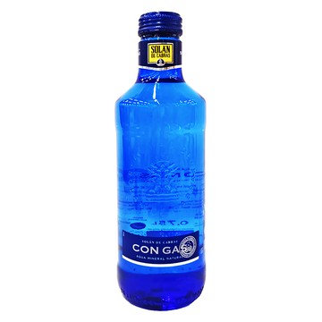 SOLAN DE CABRAS 西班牙神藍氣泡水  時尚湛藍瓶身，綿密氣泡，清新順口  750ml  1瓶