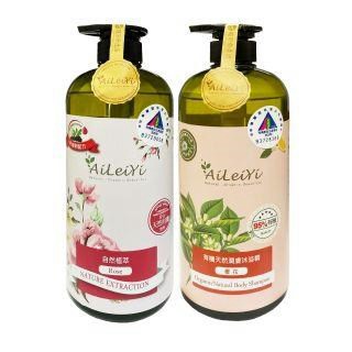 AiLeiYi 洋甘菊潤膚沐浴精-玫瑰花香+橙花1000ml