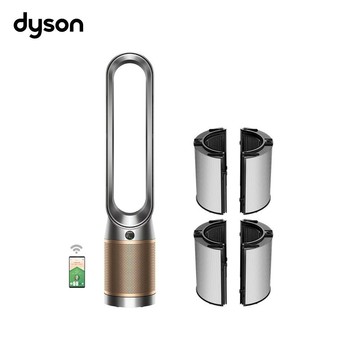 Dyson 戴森【效率等級5】TP12 Purifier Cool De-NOx 二合一甲醛NOx偵測涼風空氣清淨機(鎳金色)贈原廠濾網二組