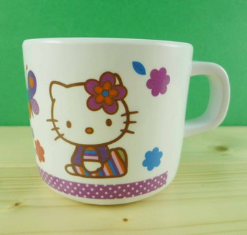 【震撼精品百貨】Hello Kitty 凱蒂貓 杯子 紫蝴蝶 震撼日式精品百貨