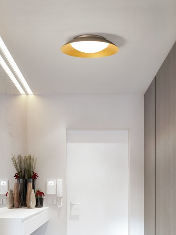 臥室燈飛碟吸頂燈新款北歐主臥房間燈簡約高檔輕奢書房過道燈