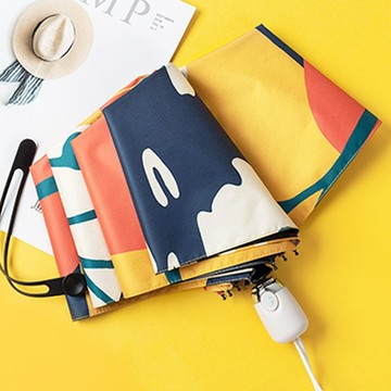 LIFE LANCE 全自動三折黑膠晴雨傘  浪漫的巴厘島