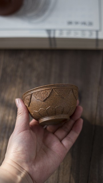 送禮紫砂壺茶壺慕古 陈鸣远主人杯  做工超精细 泥料上乘 优质泥