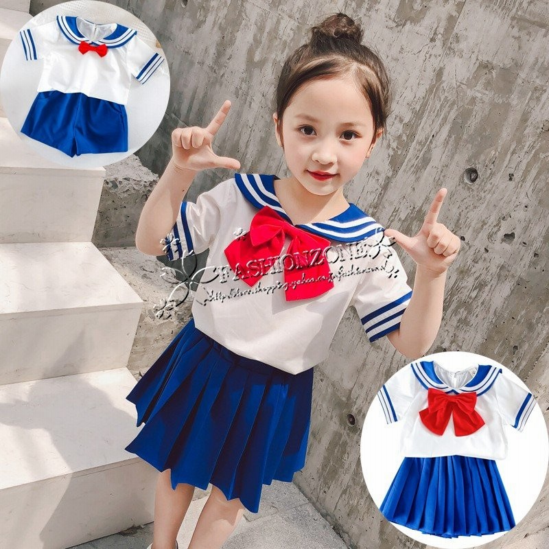 美少女戦士セーラームーン風コスプレ 衣装 子供服 制服 学院風 上下セットハロウィン子供衣装 男の子女の子 セーラー服可愛い キッズ 子供用 通販 Lineポイント最大0 5 Get Lineショッピング