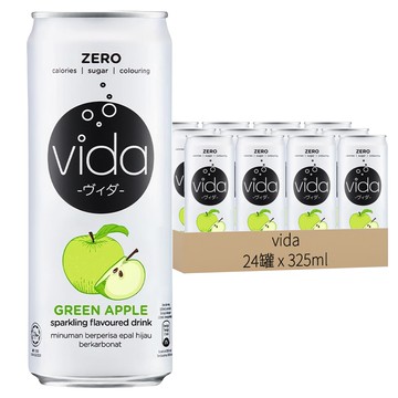 DyDo Vida氣泡飲 青蘋果味  325ml  24罐