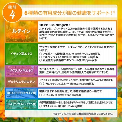 クーポンで735円 1粒にルテイン20mg配合 機能性表示食品 アイ