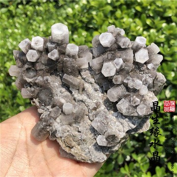 熒光方解石天然二次結晶熊貓方解石原石礦物晶體奇石實物圖愛心款