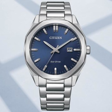 CITIZEN星辰 GENTS系列 八角錶殼 時尚光動能腕錶 BM7600-81L