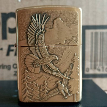 【現貨附發票】美國 Zippo 打火機 正品 Where Eagles Dare  老鷹 (型號.20854)