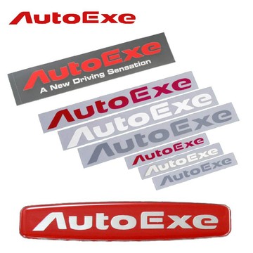 【PP保勁國際】日本原裝 AUTOEXE LOGO 貼紙 改裝車標 車貼 汽車貼紙 行李箱貼紙 MAZDA 馬自達