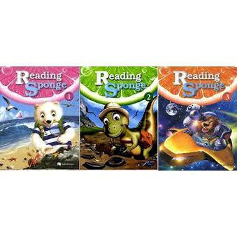 【兒童英語閱讀】Reading Sponge 系列 (Level 1 ~ Level 3) Student Book(with Workbook + MP3 QR Code download) 華通書坊/姆斯