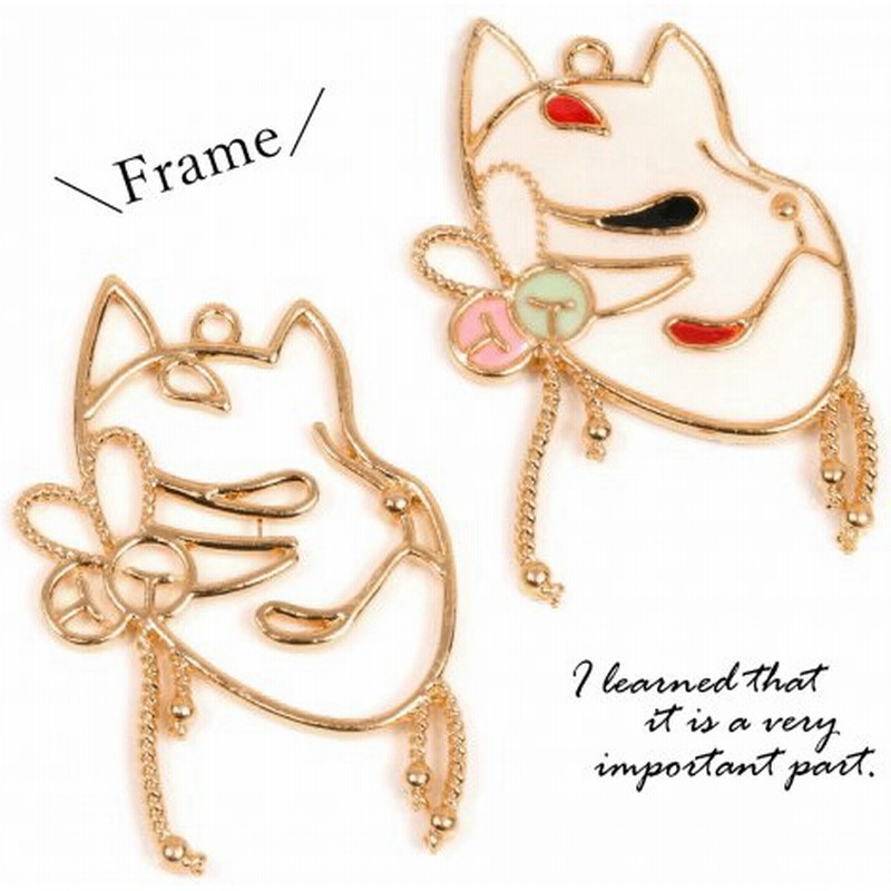 空枠 和狐面 きれいめゴールド 鬼滅の刃風 お面 きつね キツネ 妖狐 神話 昔話 架空 妖怪 動物 Animal 和風 日本 手芸 パーツ 通販 Lineポイント最大0 5 Get Lineショッピング