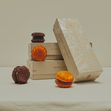 TEA IN BED x 陸夏 聯名  Candle Dessert Box | 聖誕禮盒灰款