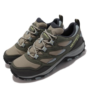 Merrell 戶外鞋 West Rim Sport GTX 女鞋 登山 越野 防水 支撐 避震 耐磨 抓地 褐 綠 ML036566