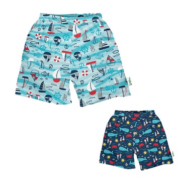 【green sprouts】 i-play 海灘褲(無口袋)