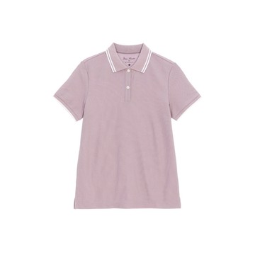 GIORDANO 女裝瞬涼抗菌撞色領POLO衫【雙色任選】13316305