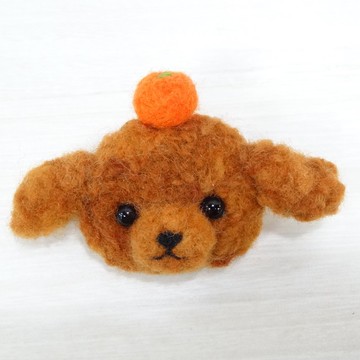 狗狗賀新年-雪納瑞、貴賓狗 -羊毛氈 (別針或磁鐵任選)